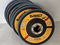 Lot van 7 x dewalt dt3258-qz lamellen schuurschijf ø115x22,23mm, k120 - afbeelding 2 van  2