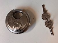 Lot van 7 x discus hangslot 70 mm - afbeelding 2 van  2