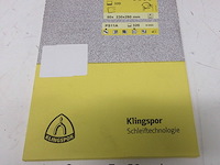Lot van 7x 50 schuurpapier klingspor 2005 ps11a 280x230mm korrel 320 - afbeelding 2 van  2