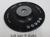 Lot van 8 steunschijven klingspor 126346 st358a m14 dia 115mm - afbeelding 1 van  2
