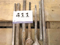 Lot van beitels en breekijzers - diverse maten - afbeelding 1 van  1