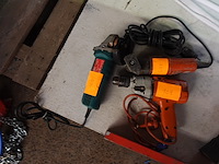Lot van boormachine, fein en slijpschijf - afbeelding 1 van  3