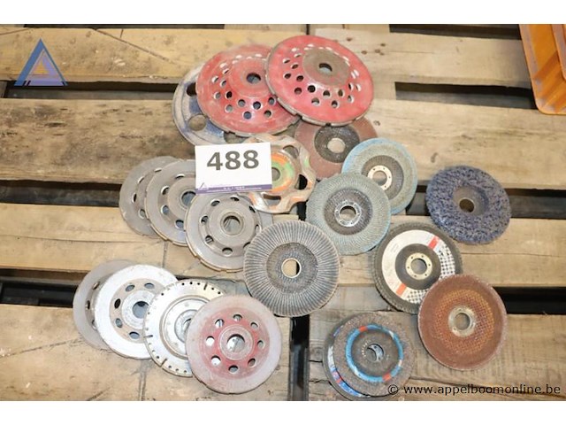 Lot van metaalslijpschijven - diverse soorten - afbeelding 1 van  4