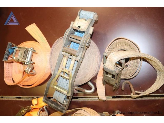 Lot van spanbanden - met ratel - afbeelding 4 van  4