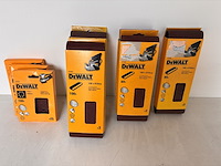 Lot van verschillende dewalt schuurbanden/vellen
