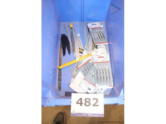 Lot van zaagbladen - bosch - diverse maten - afbeelding 1 van  1