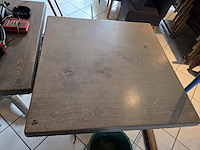 Lot vierkante terrastafels en stoelen - afbeelding 7 van  11