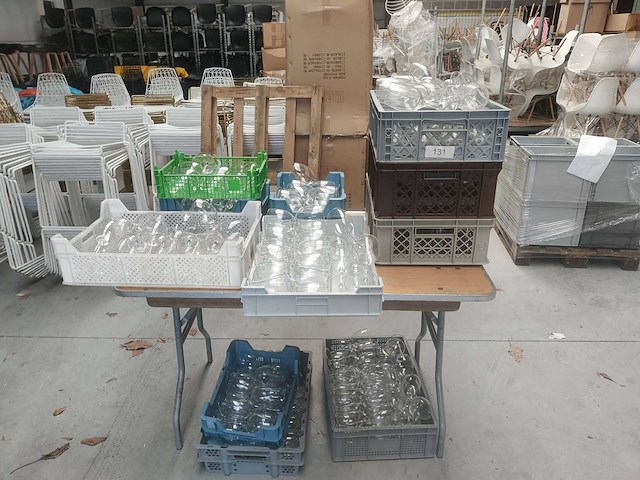 Lot wijnglazen (200x) - afbeelding 1 van  2