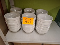 Lot witte soeptassen (36 x)