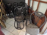 Lot zwarte stoelen - afbeelding 1 van  3