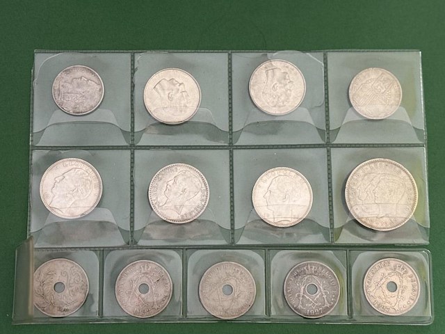 Lotje belgische muntstukken - afbeelding 2 van  2