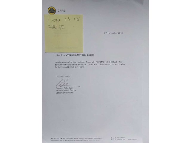 Lotus - 2011 - evora - sportwagen - personenauto - afbeelding 19 van  38