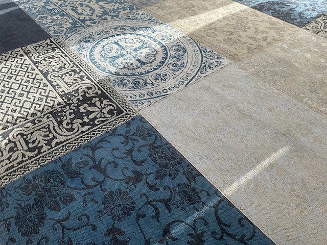 Louis de poortere vintage blue denim tapijt - afbeelding 5 van  8