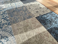 Louis de poortere vintage blue denim tapijt - afbeelding 7 van  8