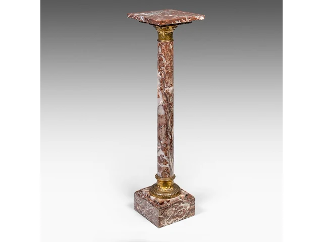 Louis gossin (1846-1928), david vainqueur de goliath, patinated bronze on a marble column the bronze: 60 cm. (23.62 in.), with marble column: 176 cm. (69.29 in.) - afbeelding 2 van  12