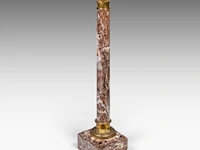 Louis gossin (1846-1928), david vainqueur de goliath, patinated bronze on a marble column the bronze: 60 cm. (23.62 in.), with marble column: 176 cm. (69.29 in.) - afbeelding 2 van  12