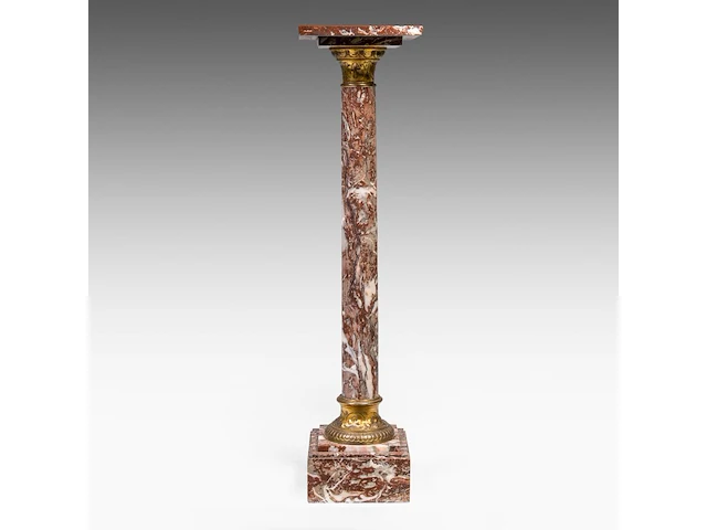 Louis gossin (1846-1928), david vainqueur de goliath, patinated bronze on a marble column the bronze: 60 cm. (23.62 in.), with marble column: 176 cm. (69.29 in.) - afbeelding 3 van  12
