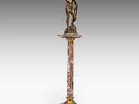 Louis gossin (1846-1928), david vainqueur de goliath, patinated bronze on a marble column the bronze: 60 cm. (23.62 in.), with marble column: 176 cm. (69.29 in.) - afbeelding 12 van  12