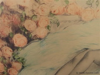 Louis icart "1888-1950), "la belle rose" - afbeelding 4 van  8