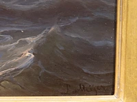 Louis johan hendrik meijer (1809-1866), colourful sunset along a coast, oil on mahogany 34 x 49.5 cm. (13.39 x 19.48 in.), frame: 65 x 78 cm. (25.58 x 30.71 in.) - afbeelding 5 van  5