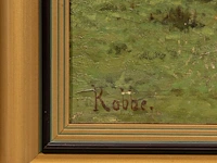 Louis robbe (1806-1887), flock of sheep and a goat in a landscape, oil on canvas 55 x 75 cm. (21.64 x 29.53 in.), frame: 69 x 88 cm. (27.17 x 34.64 in.) - afbeelding 6 van  6