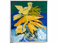 Louis vorkink - vogelbloem - olie op doek - 80x70 cm