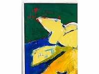 Louis vorkink - vogelbloem - olie op doek - 80x70 cm - afbeelding 4 van  7