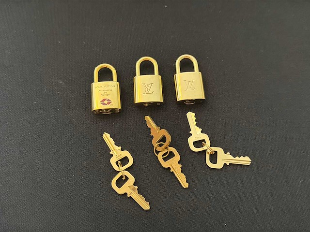 Louis vuitton slotjes (3x) - afbeelding 1 van  2