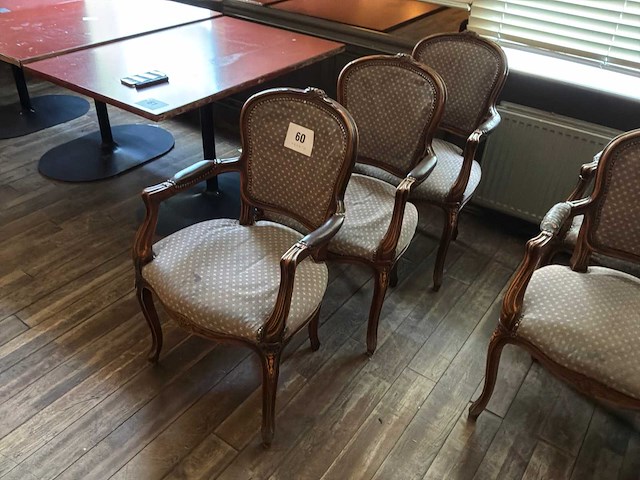 Louis xv fauteuil (3x) - afbeelding 5 van  5