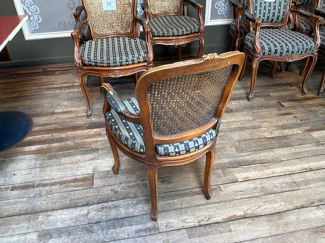 Louis xv fauteuil (4x) - afbeelding 3 van  6