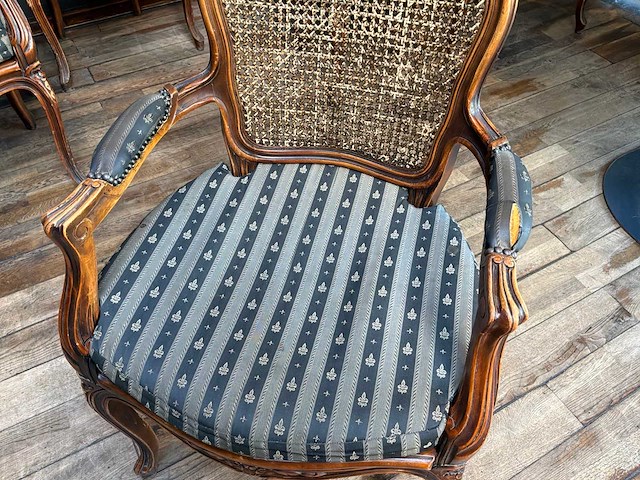 Louis xv fauteuil (4x) - afbeelding 5 van  6