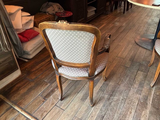 Louis xv fauteuil (4x) - afbeelding 3 van  6
