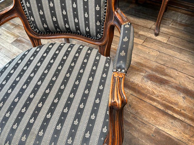 Louis xv fauteuil (4x) - afbeelding 5 van  5