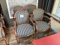Louis xv fauteuil (4x) - afbeelding 1 van  5