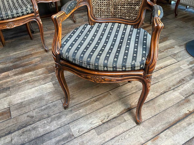 Louis xv fauteuil (4x) - afbeelding 4 van  6