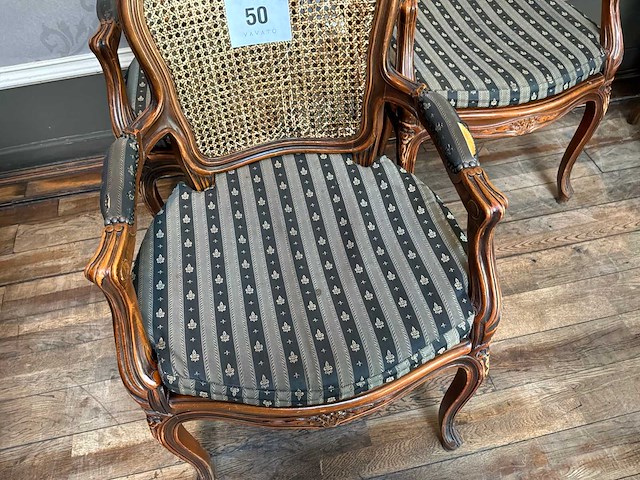 Louis xv fauteuil (4x) - afbeelding 6 van  6
