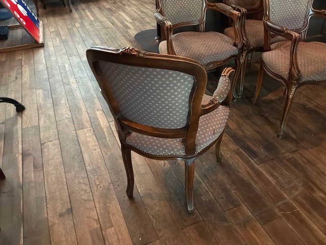 Louis xv fauteuil (4x) - afbeelding 3 van  7