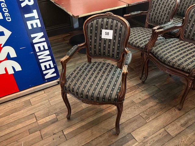 Louis xv fauteuil (5x) - afbeelding 2 van  5