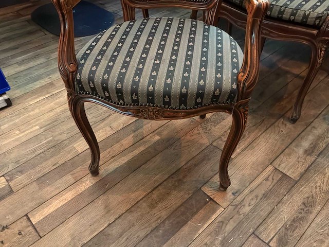 Louis xv fauteuil (5x) - afbeelding 4 van  5