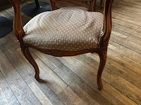 Louis xv fauteuil (6x) - afbeelding 4 van  5