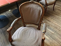 Louis xv fauteuil (6x) - afbeelding 5 van  5