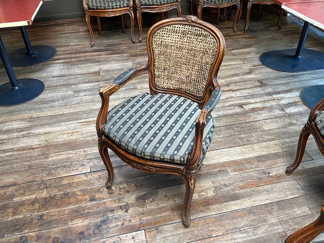Louis xv fauteuil (8x) - afbeelding 2 van  7