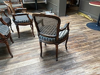 Louis xv fauteuil (8x) - afbeelding 3 van  7
