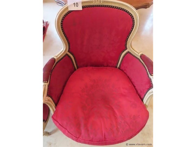 Louis xv zetels 2 stuks - afbeelding 2 van  3