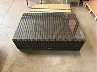 Lounge in riet(reeds gebruikt dus gebruikssporen!!) - afbeelding 1 van  2