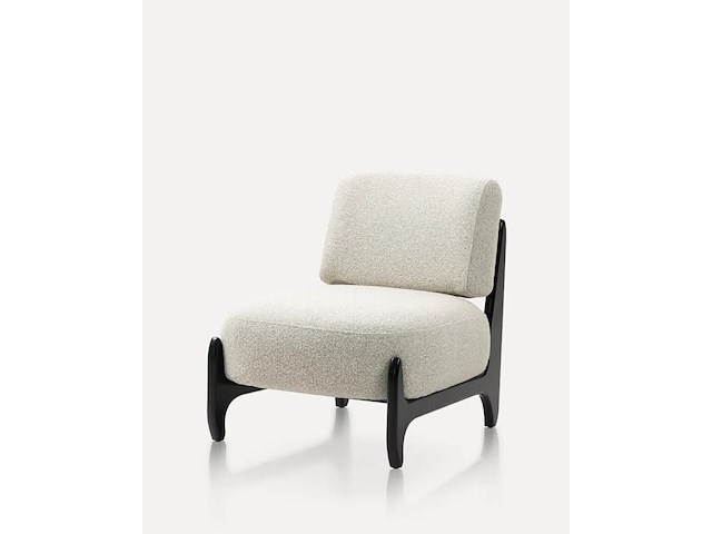Lounge seat beige bouclé - afbeelding 1 van  3