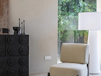 Lounge seat beige bouclé - afbeelding 2 van  3
