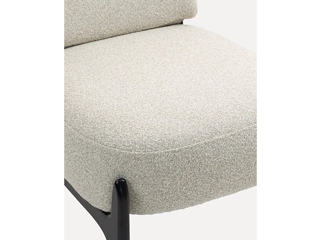 Lounge seat beige bouclé - afbeelding 3 van  3