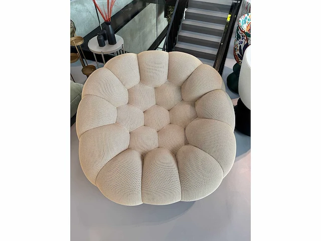 Lounge zetel beige (1x) - afbeelding 4 van  5