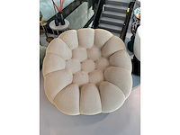 Lounge zetel beige (1x) - afbeelding 1 van  2